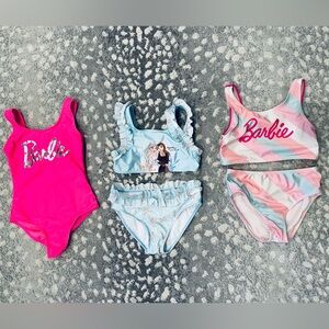 Barbie and Frozen Swimsuit Collection LIKE NEW